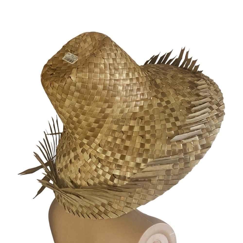 Sun catcher Beachcomber Bucket Hat Rattan Lampshade Moroccan OS - Picture 2 of 7